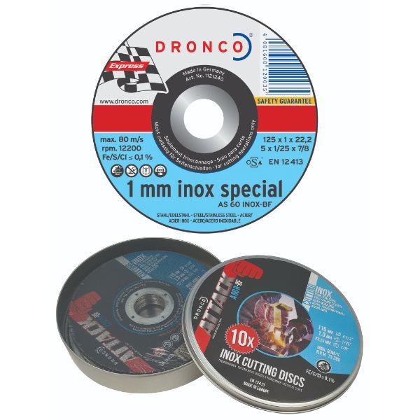Inox Attack Metal & Stainless Steel Cutting Disc (10 Discs)
