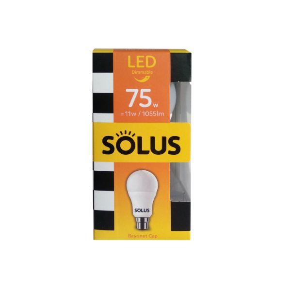 Solus 75W=11W BC SMD A55 LED DIMM