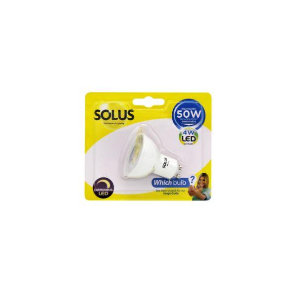 Solus 50W=4W GU10 SMD LED DIMM