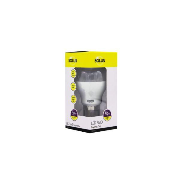 Solus 60W=8.5W BC SMD A55 LED NON-DIMM