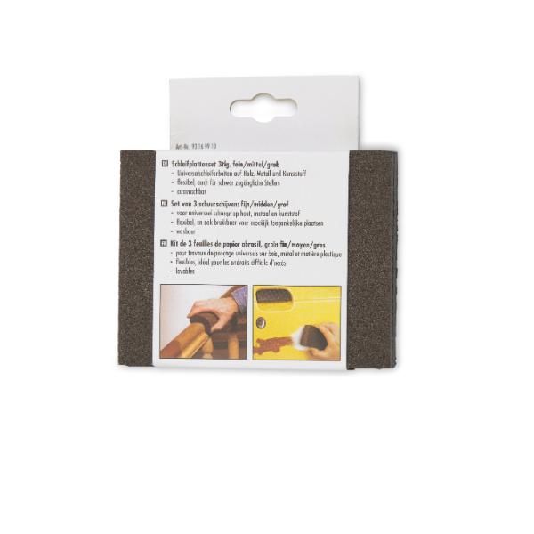 Set Of 3 Sand Panels Assorted