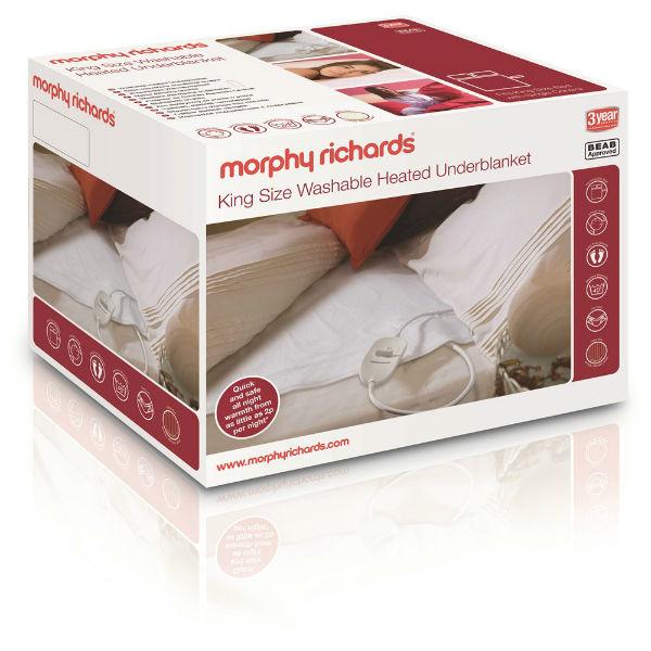 Morphy Richards King Size Washable Heated Electric Underblanket