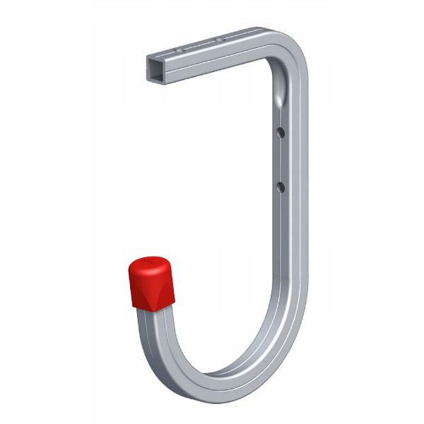 Bicycle Hook Natural Aluminium 165mm