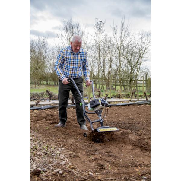 Handy 2 Stroke 43CC Petrol Mini Tiller 25cm (11")