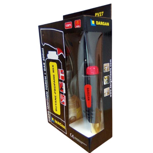 Dargan Piezo Ignition Blowtorch & Refill with 210g Gas Refill