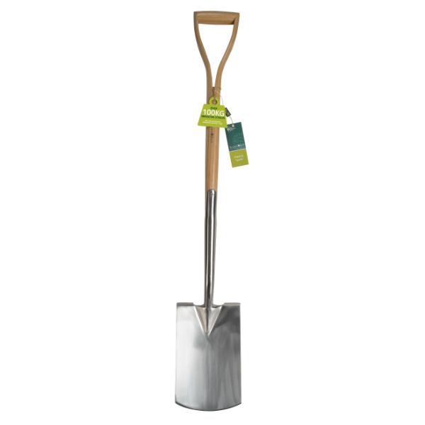 Burgon & Ball RHS Stainless Steel Digging Spade 111cm
