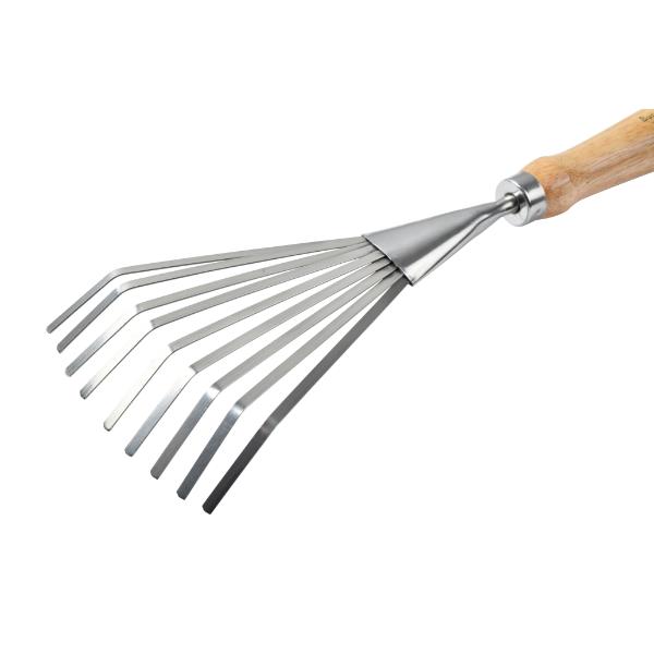 Burgon & Ball RHS Stainless Steel Shrub Rake 35cm
