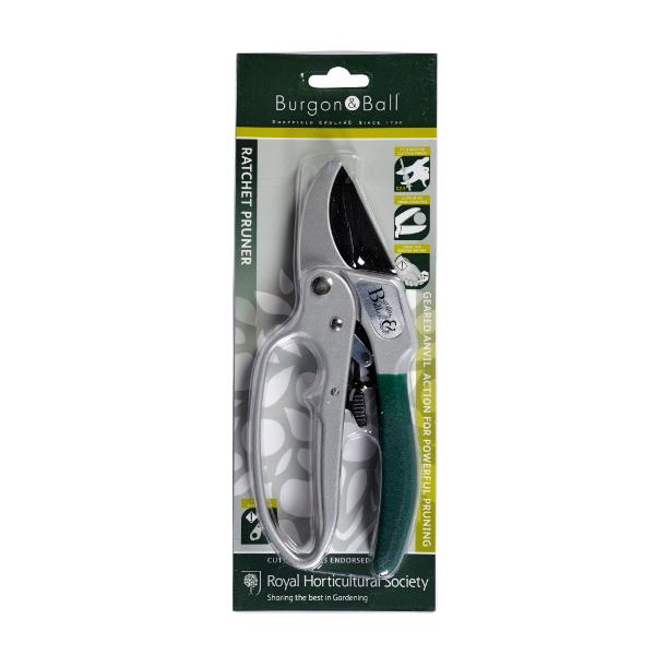 Burgon & Ball RHS Ratchet Pruner 20cm