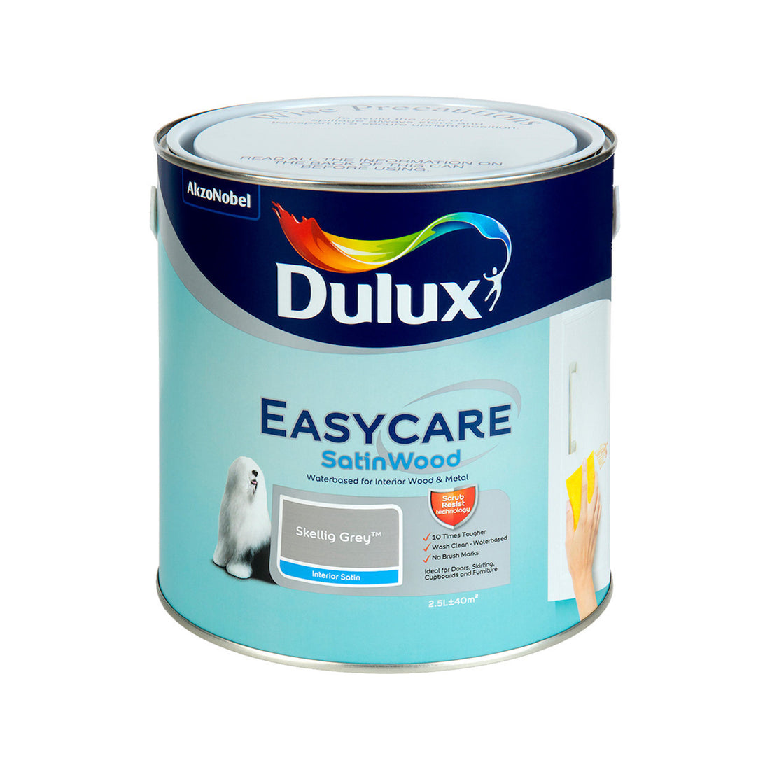 Dulux Easycare Satinwood Skellig Grey 2.5L
