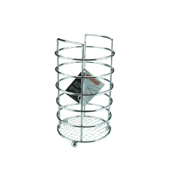 Apollo Chrome Utensil Holder