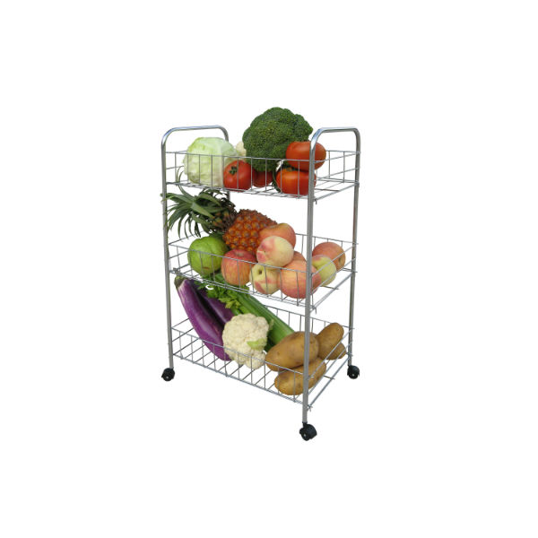 Apollo Chrome Vegetable Trolley