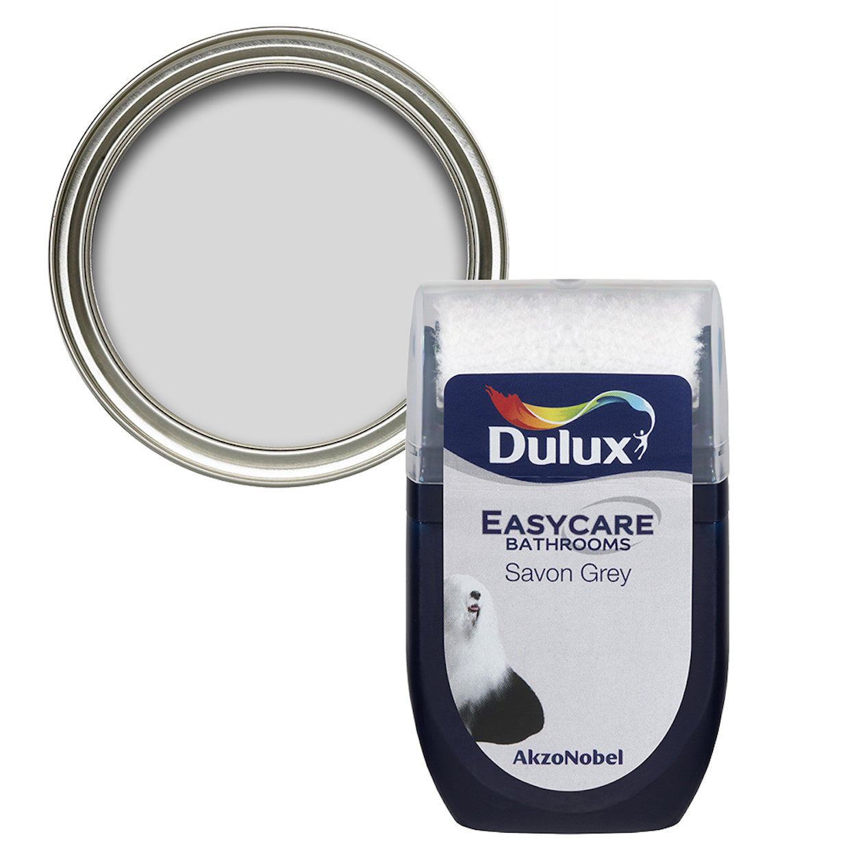 Dulux Easycare Bathrooms Tester Savon Grey 30Ml