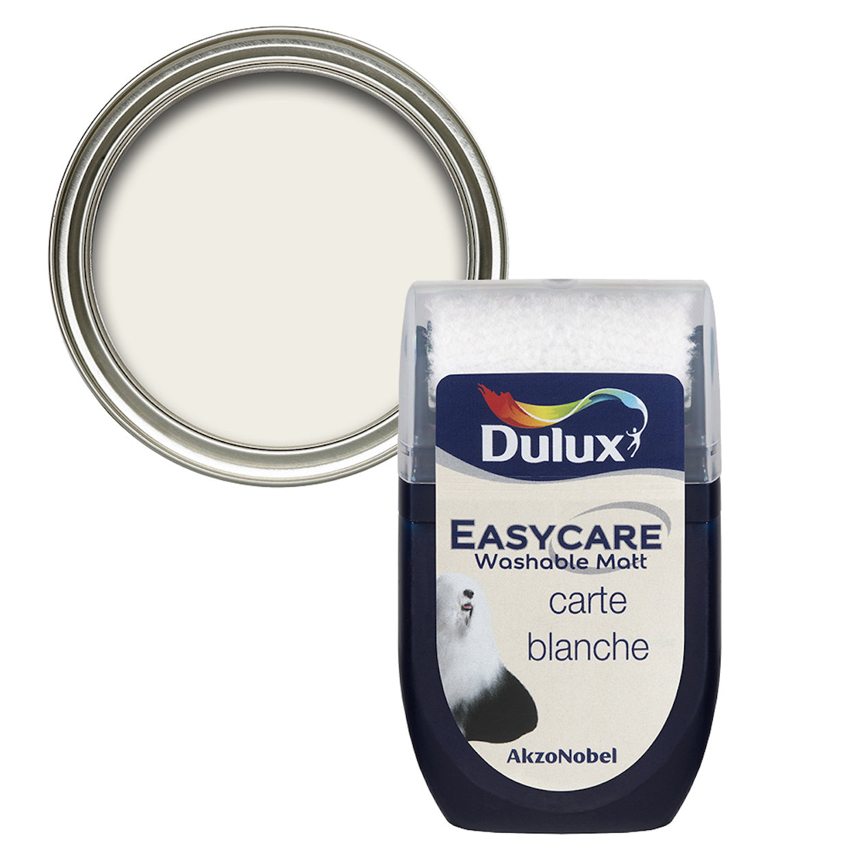 Dulux Easycare Matt Tester Carte Blanche 30Ml