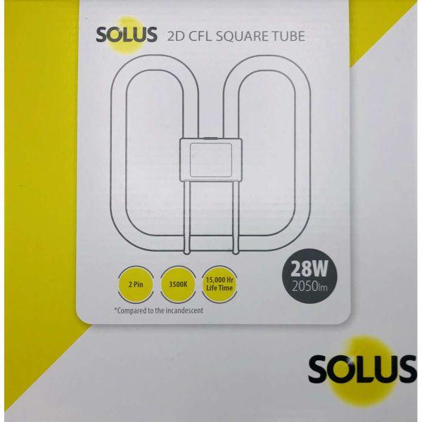 Solus 28W 2 PIN Flourescent Square Tube