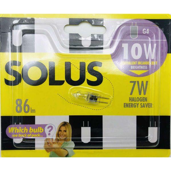 Solus 10W=7W G4 Halogen E/Save