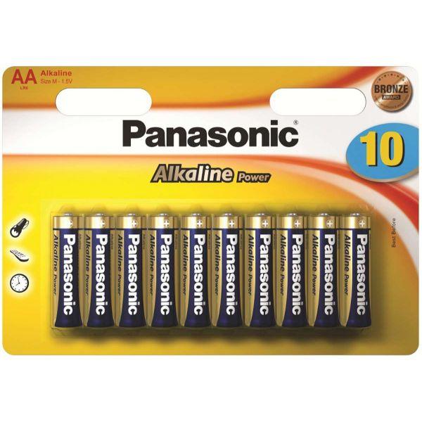 PANASONIC Bronze Alkaline Power LR6 AA BL10