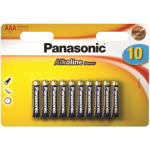 PANASONIC Bronze Alkaline Power LR03 AAA BL10