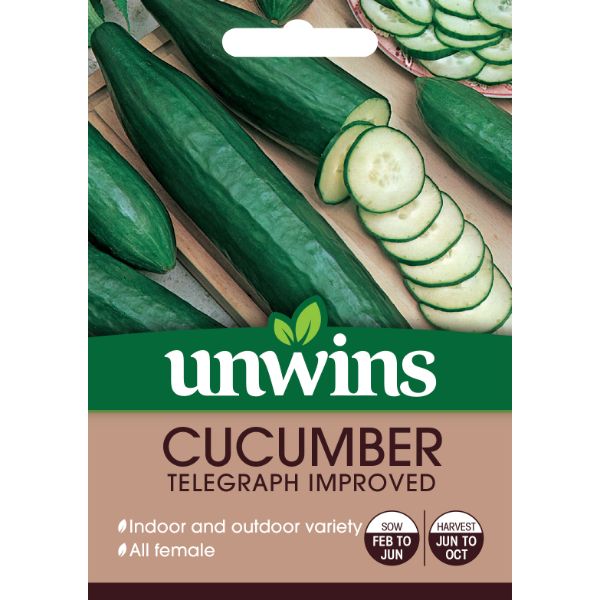 Unwins Seed Packet Cucumber Telegraph Improved