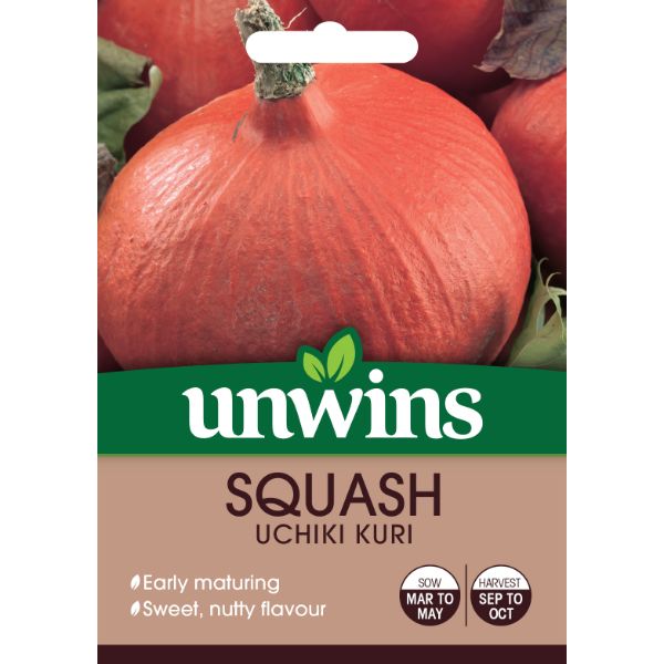Unwins Seed Packet Squash Uchiki Kuri