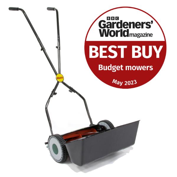 Webb Manual Push Lawnmower 12&quot; Autoset Slide Wheel