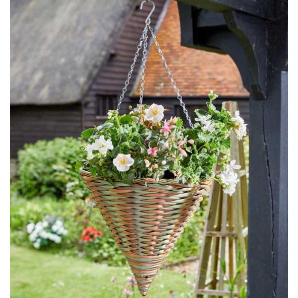 Smart Garden Faux Rattan 14" Forester Cone