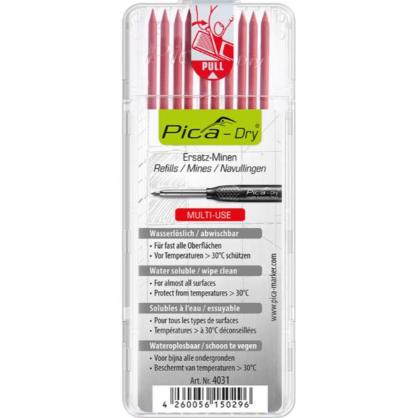 Pica DRY Refill Set Red (10 pcs)