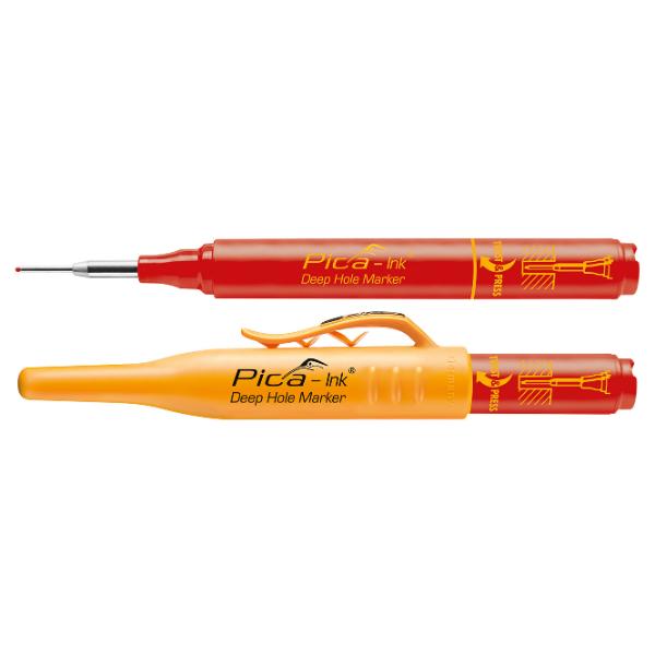 Pica INK Deep-Hole-Marker Red