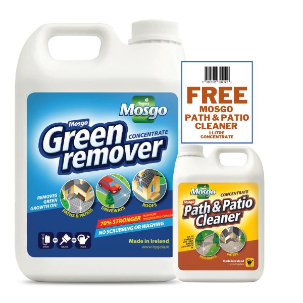 Mosgo Green Remover Conc. 5L + FREE 1L Path & Patio
