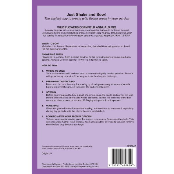 Wild Flowers Cornfield Annuals Mix