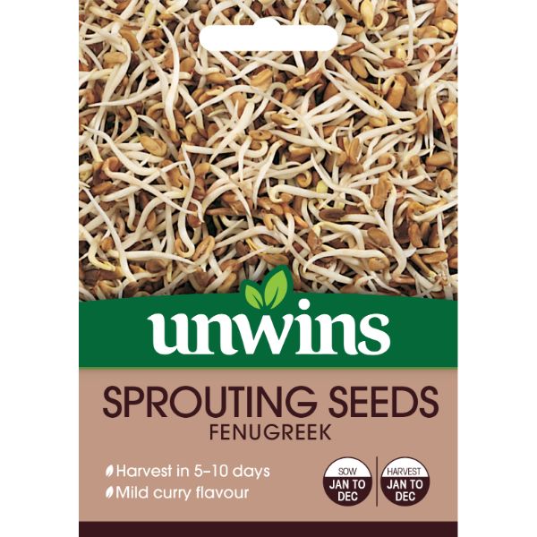 Unwins Seed Packet Sprouting Seeds Fenugreek