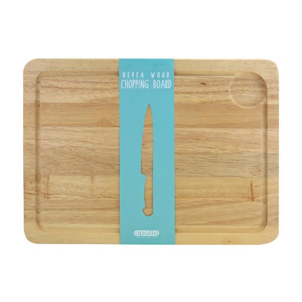 Rubberwood Meat Board 40 X 30Cm