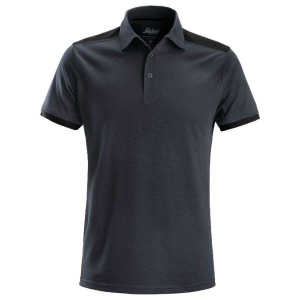Snickers Allround Work Polo Shirt Color Combo Steel Grey / Black 2715