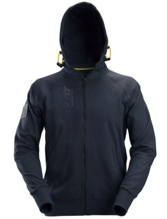 Snickers Logo Full Zip Hoodie Dark Blue S