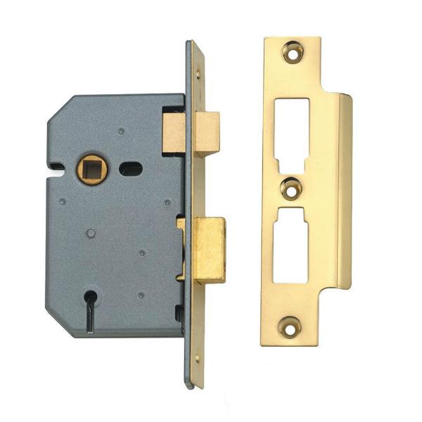 Union 3 Lever Mortice Sashlock Chrome