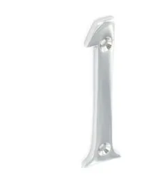 Securit Hardware Chrome Numeral No. 1