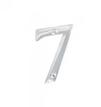 Securit Hardware Chrome Numeral No. 7