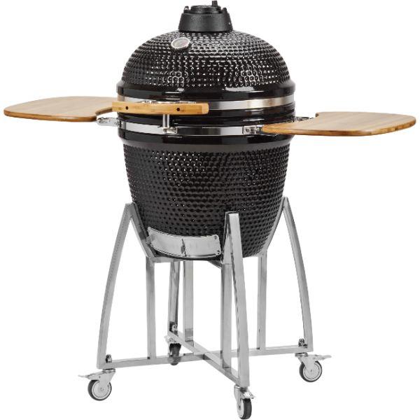 Oscar Camado Ceramic Charcoal BBQ 54cm Grill Black