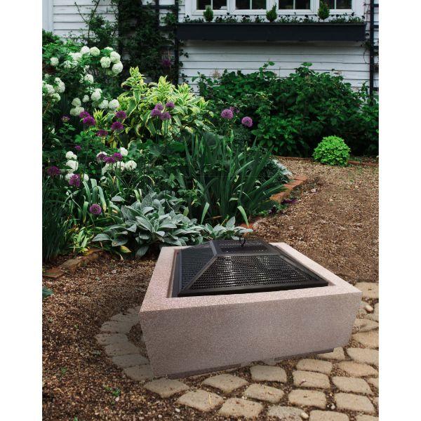 Garden Square MgO Outdoor Firepit 58 X 58cm