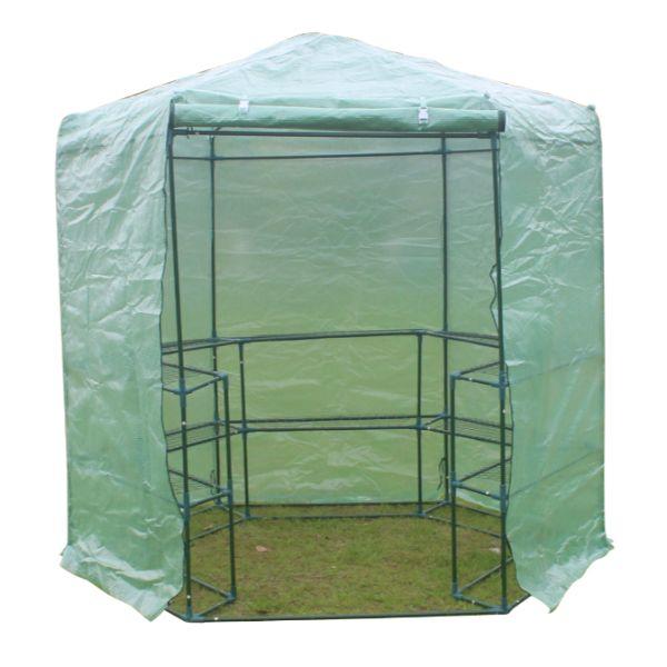 Oasis Hexagonal Walk-in Greenhouse