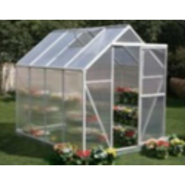 Oasis Aluminium Frame Polycarbonate Garden Green House 190cm(L) x190cm(W)x195cm(H)