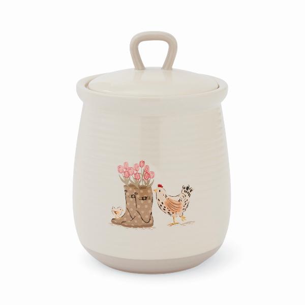 Hen House Lane Canister - Wellies & Hens