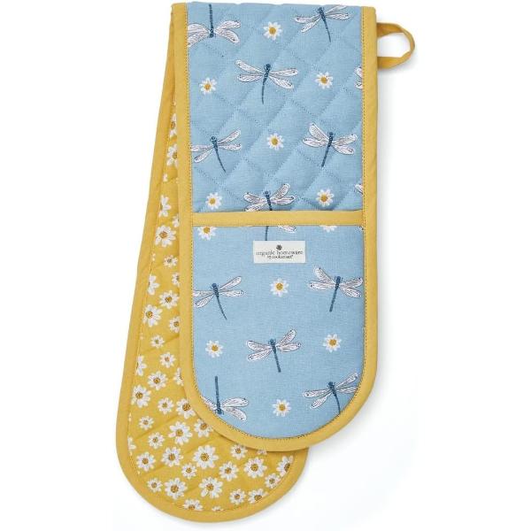 Meadow Double Oven Glove - Organic Cotton