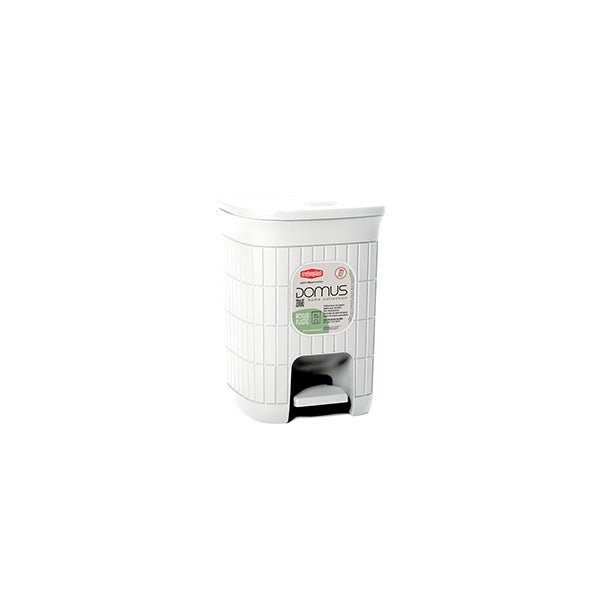 Stefanplast Domus Dustbin 6Ltr Dust White