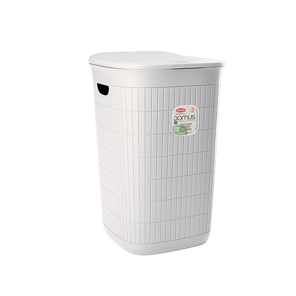 Stefanplast Domus Laundry Hamper 50Ltr Dust White