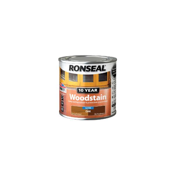 Ronseal 10 Year Woodstain Oak 250ml