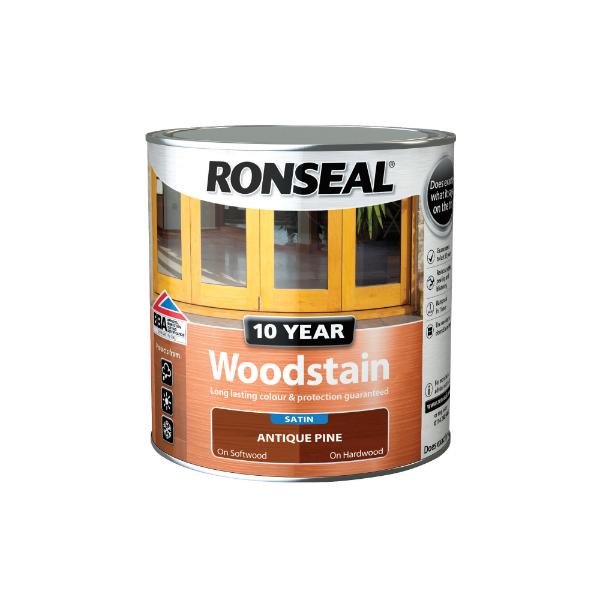 10 Year Woodstain Antique Pine 750ml