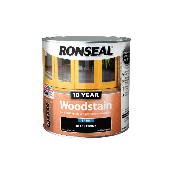 10 Year Woodstain Ebony 2.5L