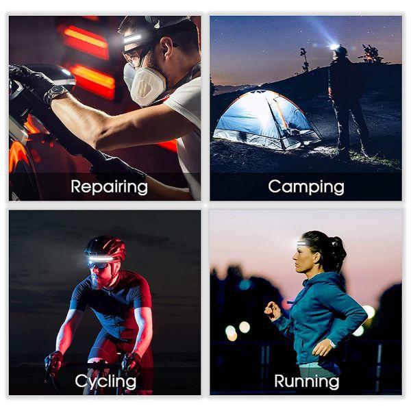 Dekton Pro Light Led Rechargeable Head Torch