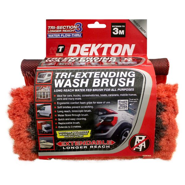 Dekton Heavy Duty Tri-Extending Wash Brush