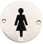 Stainless Steel Female Sign Disc